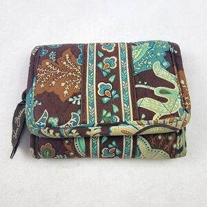 Vera Bradley Java Blue small velcro wallet
